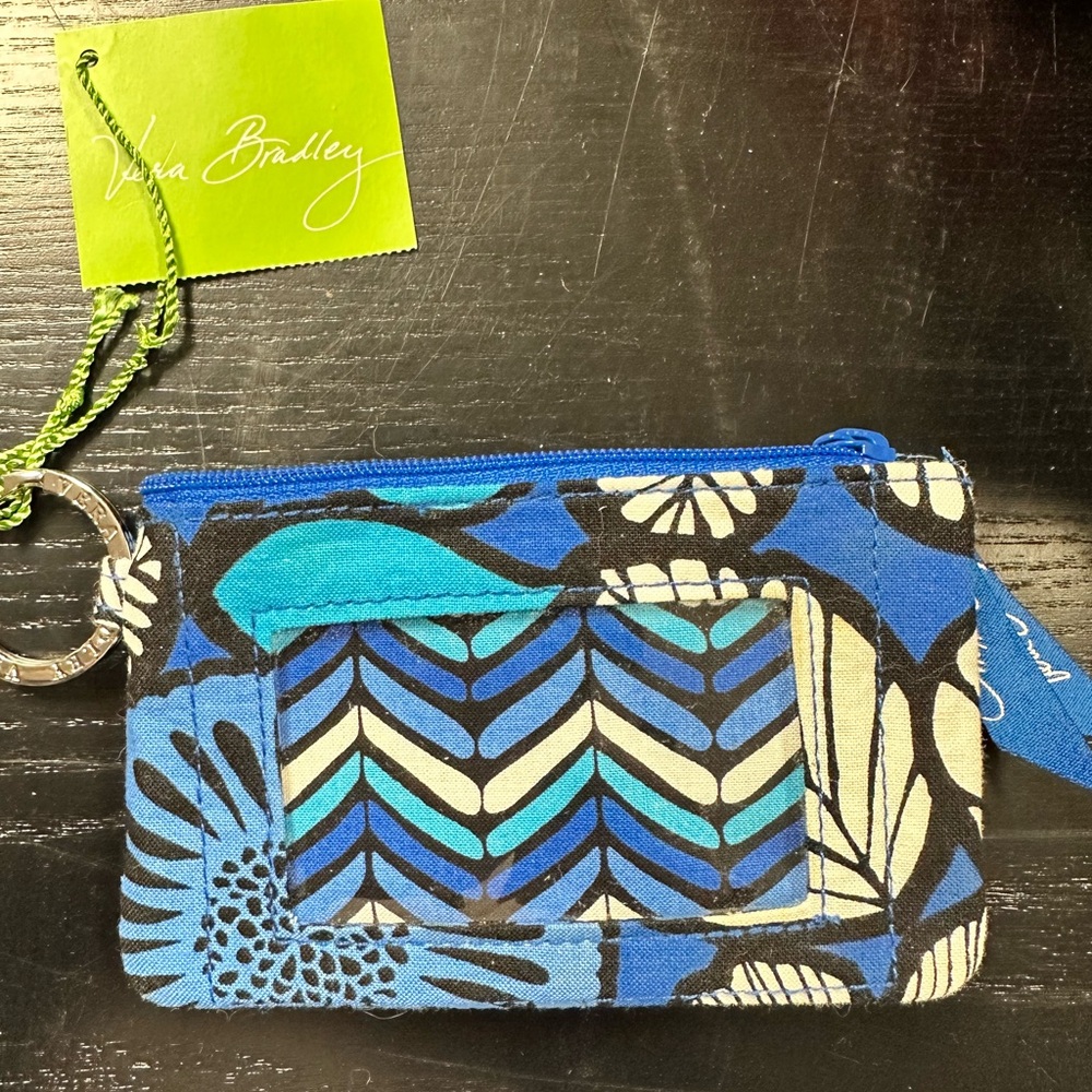 New with tags, Vera Bradley ID case/wallet, Blue